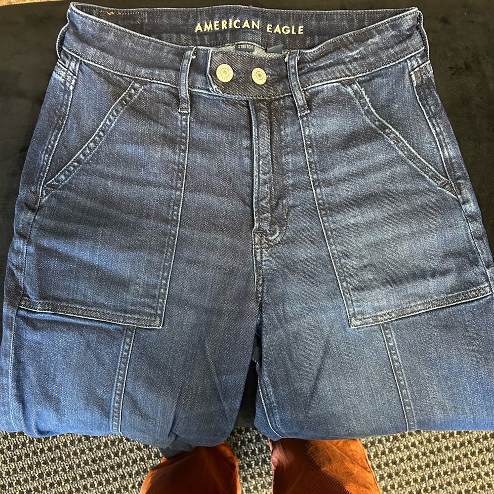 AE Super high rise, baggy wide leg